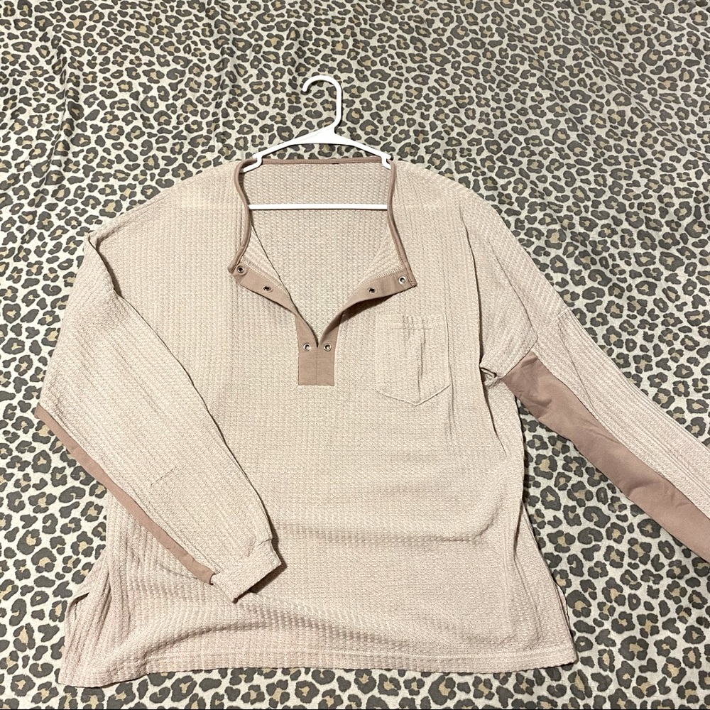waffle knit top!